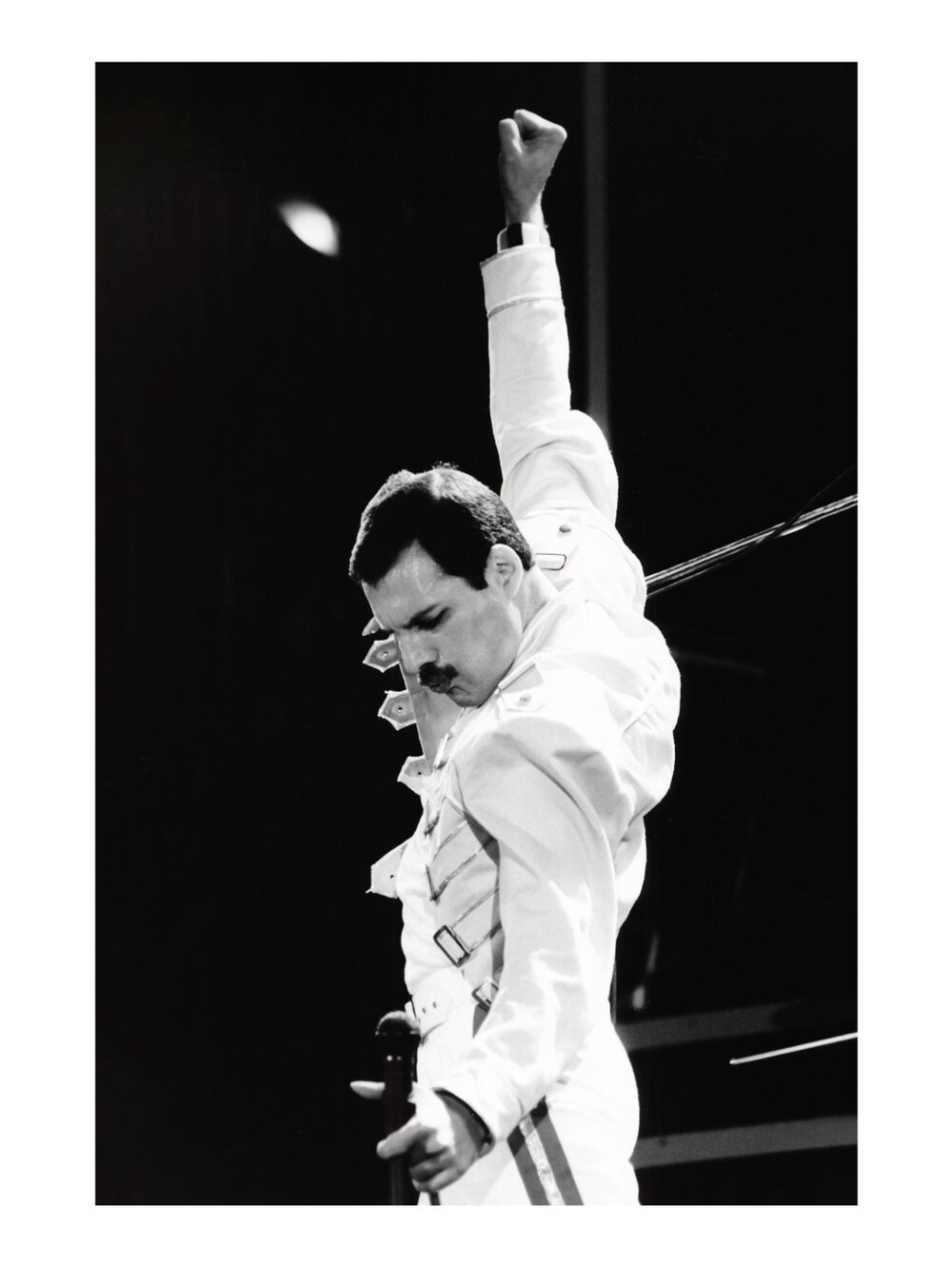 Desenio Black & White Queen Freddie Mercury Art Print Poster